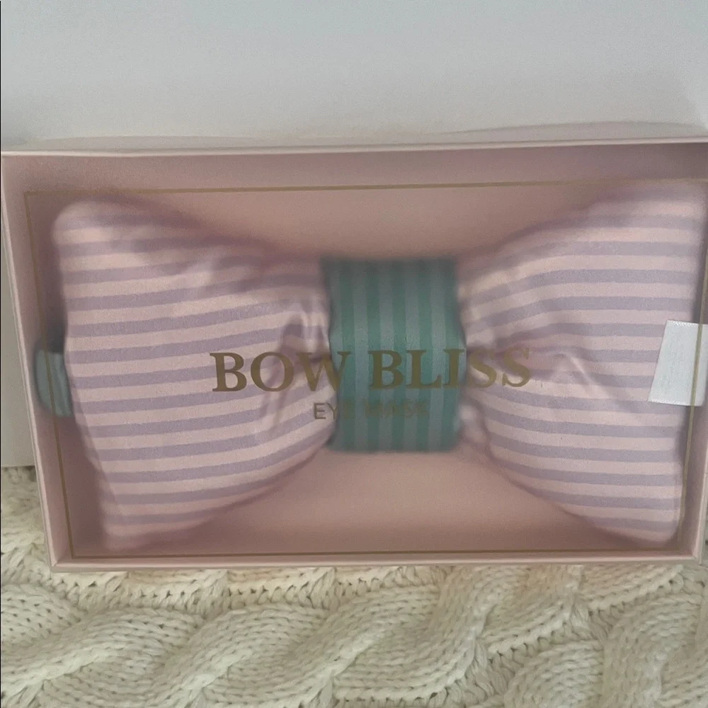 Bliss Pink and Green Striped Face Mask